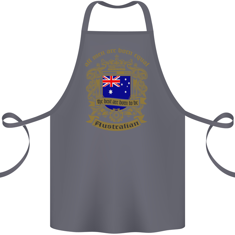 All Men Are Born Equal Australian Australia Cotton Apron 100% Organic Steel