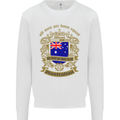 All Men Are Born Equal Australian Australia Kids Sweatshirt Jumper White