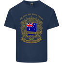All Men Are Born Equal Australian Australia Kids T-Shirt Childrens Navy Blue