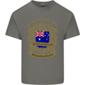 All Men Are Born Equal Australian Australia Mens Cotton T-Shirt Tee Top Charcoal