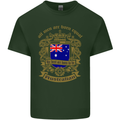 All Men Are Born Equal Australian Australia Mens Cotton T-Shirt Tee Top Forest Green