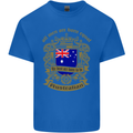 All Men Are Born Equal Australian Australia Mens Cotton T-Shirt Tee Top Royal Blue