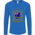 All Men Are Born Equal Australian Australia Mens Long Sleeve T-Shirt Royal Blue