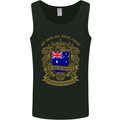 All Men Are Born Equal Australian Australia Mens Vest Tank Top Black