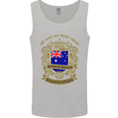 All Men Are Born Equal Australian Australia Mens Vest Tank Top Sports Grey