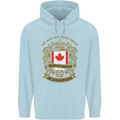 All Men Are Born Equal Canadian Canada Childrens Kids Hoodie Light Blue