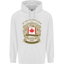 All Men Are Born Equal Canadian Canada Childrens Kids Hoodie White