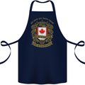 All Men Are Born Equal Canadian Canada Cotton Apron 100% Organic Navy Blue