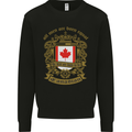 All Men Are Born Equal Canadian Canada Kids Sweatshirt Jumper Black