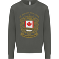 All Men Are Born Equal Canadian Canada Kids Sweatshirt Jumper Storm Grey