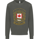 All Men Are Born Equal Canadian Canada Kids Sweatshirt Jumper Storm Grey
