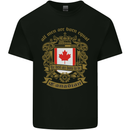 All Men Are Born Equal Canadian Canada Kids T-Shirt Childrens Black