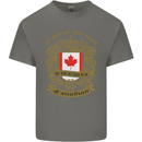 All Men Are Born Equal Canadian Canada Kids T-Shirt Childrens Charcoal