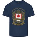 All Men Are Born Equal Canadian Canada Kids T-Shirt Childrens Navy Blue