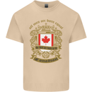 All Men Are Born Equal Canadian Canada Mens Cotton T-Shirt Tee Top Sand