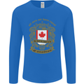 All Men Are Born Equal Canadian Canada Mens Long Sleeve T-Shirt Royal Blue