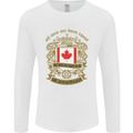 All Men Are Born Equal Canadian Canada Mens Long Sleeve T-Shirt White