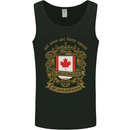 All Men Are Born Equal Canadian Canada Mens Vest Tank Top Black