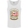 All Men Are Born Equal Canadian Canada Mens Vest Tank Top White
