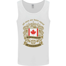 All Men Are Born Equal Canadian Canada Mens Vest Tank Top White