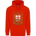 All Men Are Born Equal English England Childrens Kids Hoodie Bright Red