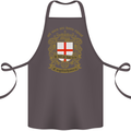 All Men Are Born Equal English England Cotton Apron 100% Organic Dark Grey