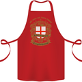 All Men Are Born Equal English England Cotton Apron 100% Organic Red