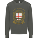 All Men Are Born Equal English England Kids Sweatshirt Jumper Storm Grey