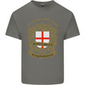 All Men Are Born Equal English England Kids T-Shirt Childrens Charcoal