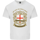 All Men Are Born Equal English England Kids T-Shirt Childrens White