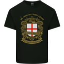 All Men Are Born Equal English England Mens Cotton T-Shirt Tee Top Black