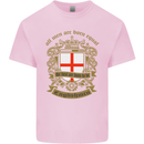 All Men Are Born Equal English England Mens Cotton T-Shirt Tee Top Light Pink