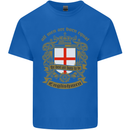 All Men Are Born Equal English England Mens Cotton T-Shirt Tee Top Royal Blue