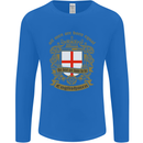 All Men Are Born Equal English England Mens Long Sleeve T-Shirt Royal Blue