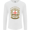 All Men Are Born Equal English England Mens Long Sleeve T-Shirt White