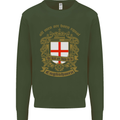 All Men Are Born Equal English England Mens Sweatshirt Jumper Forest Green