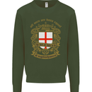 All Men Are Born Equal English England Mens Sweatshirt Jumper Forest Green