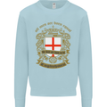 All Men Are Born Equal English England Mens Sweatshirt Jumper Light Blue