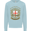 All Men Are Born Equal English England Mens Sweatshirt Jumper Light Blue