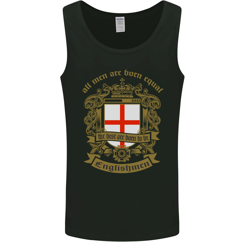 All Men Are Born Equal English England Mens Vest Tank Top Black
