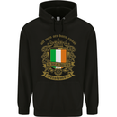 All Men Are Born Equal Irish Ireland Childrens Kids Hoodie Black