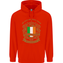 All Men Are Born Equal Irish Ireland Childrens Kids Hoodie Bright Red