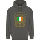 All Men Are Born Equal Irish Ireland Childrens Kids Hoodie Storm Grey
