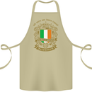 All Men Are Born Equal Irish Ireland Cotton Apron 100% Organic Khaki