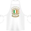 All Men Are Born Equal Irish Ireland Cotton Apron 100% Organic White