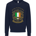 All Men Are Born Equal Irish Ireland Kids Sweatshirt Jumper Navy Blue
