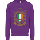 All Men Are Born Equal Irish Ireland Kids Sweatshirt Jumper Purple