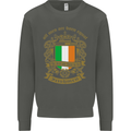All Men Are Born Equal Irish Ireland Kids Sweatshirt Jumper Storm Grey