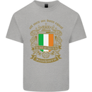 All Men Are Born Equal Irish Ireland Kids T-Shirt Childrens Sports Grey