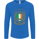 All Men Are Born Equal Irish Ireland Mens Long Sleeve T-Shirt Royal Blue